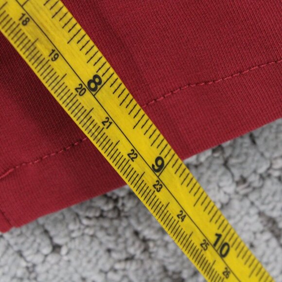 Swet Tailor Chino Shorts Mens Size 34 Red Solid Performance Lightweight NWT - Picture 8 of 10